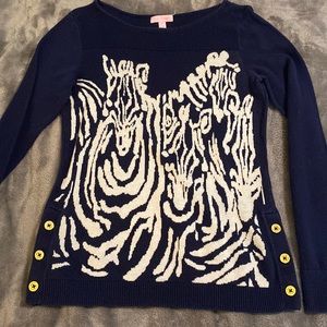 Lilly Pulitzer Zebra Sweater
